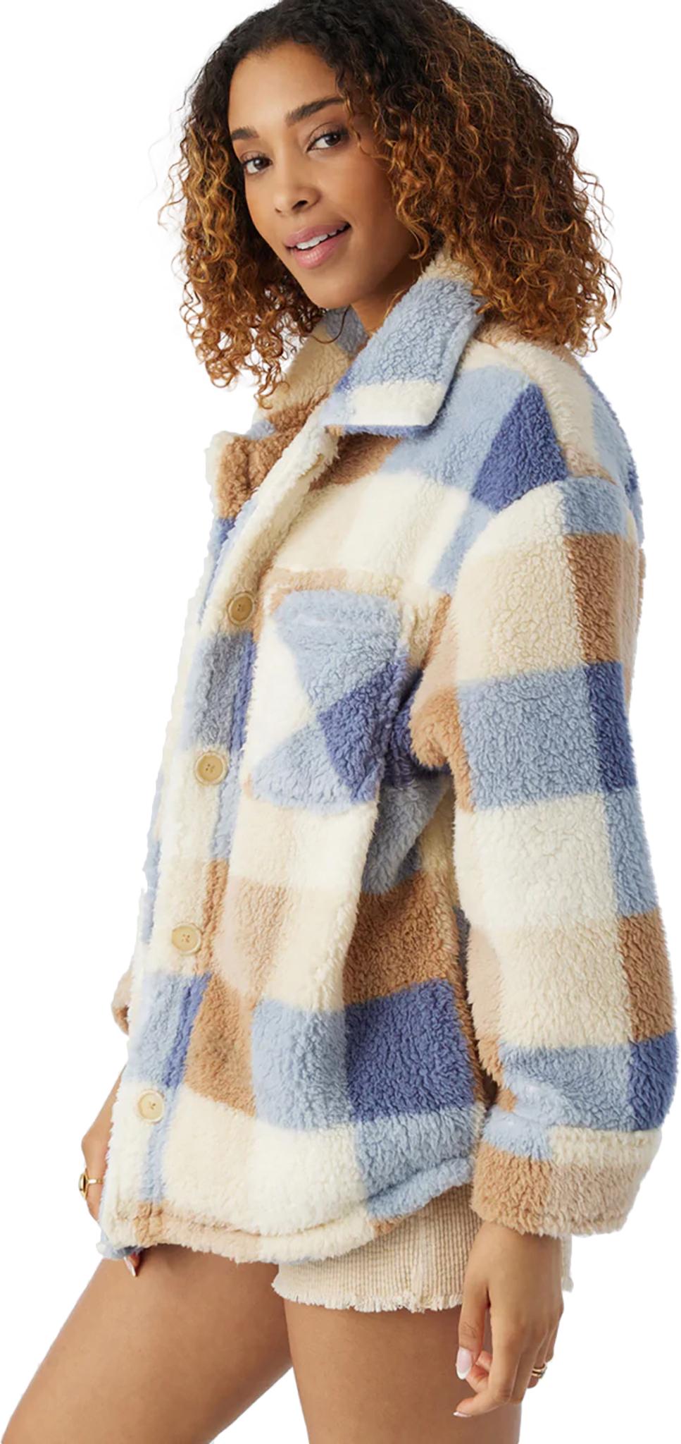 Product gallery image number 2 for product Heath Plaid Sherpa Jacket - Women's