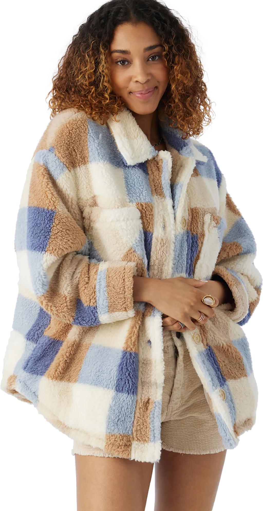 Product gallery image number 1 for product Heath Plaid Sherpa Jacket - Women's