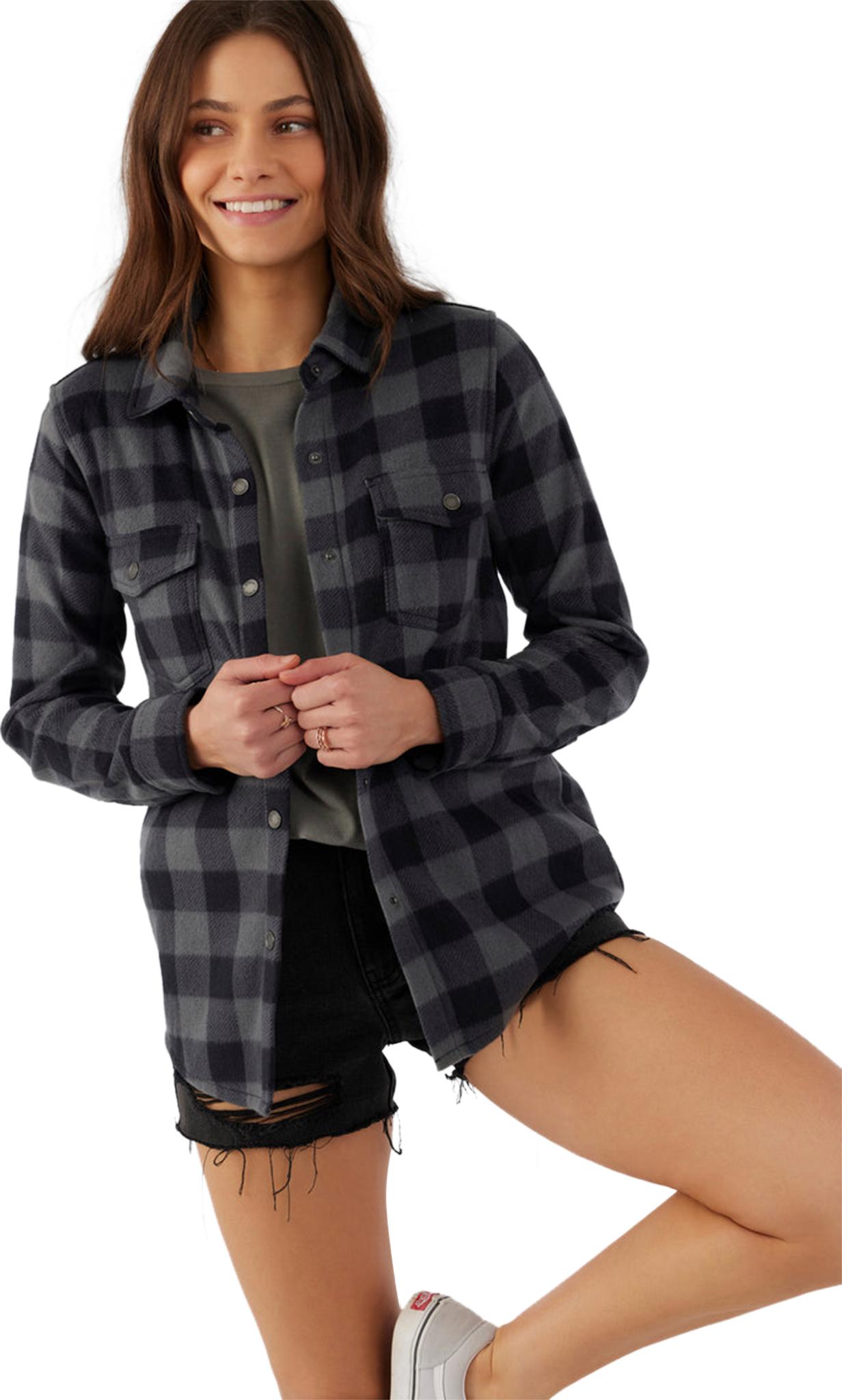 Product gallery image number 7 for product Zuma Superfleece Plaid Woven Shirt Jacket - Women's