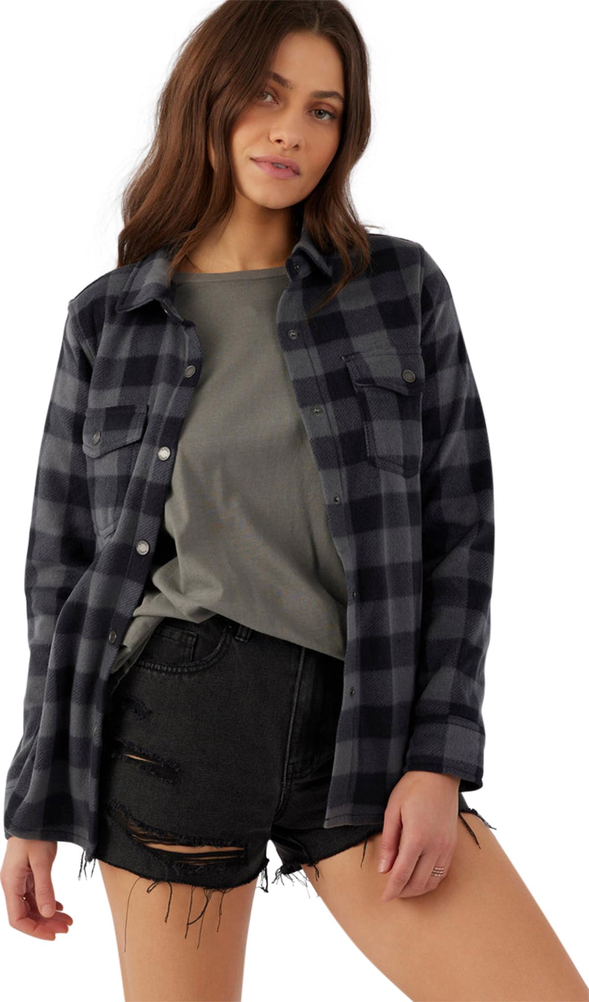 Product gallery image number 8 for product Zuma Superfleece Plaid Woven Shirt Jacket - Women's
