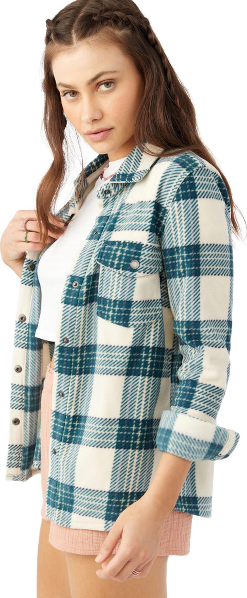 Product gallery image number 5 for product Zuma Superfleece Plaid Woven Shirt Jacket - Women's