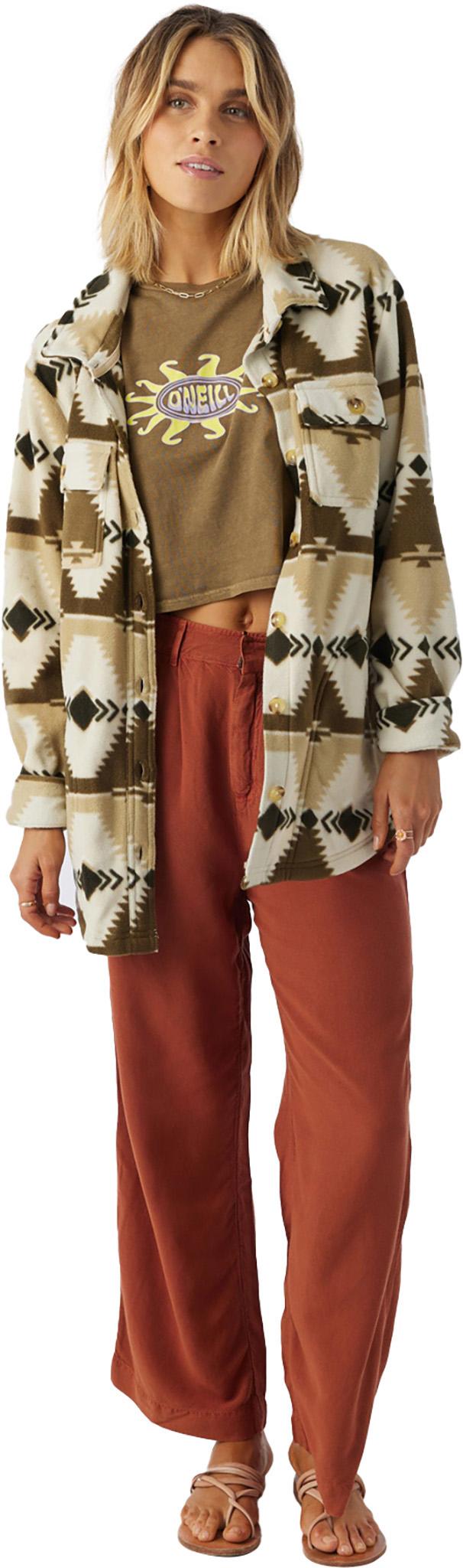 Product gallery image number 3 for product Collins Printed Superfleece Shirt Jacket - Women's