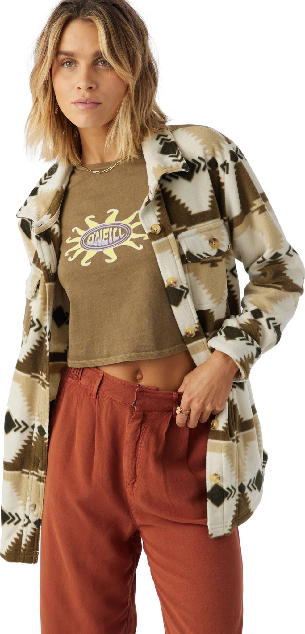 Product gallery image number 5 for product Collins Printed Superfleece Shirt Jacket - Women's