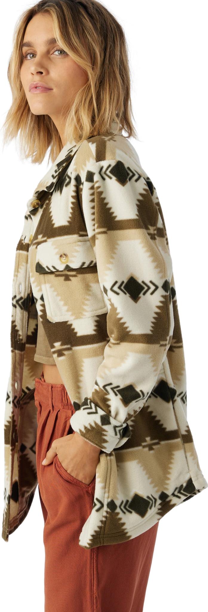 Product gallery image number 6 for product Collins Printed Superfleece Shirt Jacket - Women's