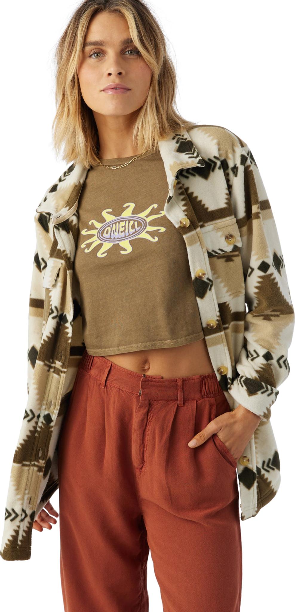 Product gallery image number 1 for product Collins Printed Superfleece Shirt Jacket - Women's