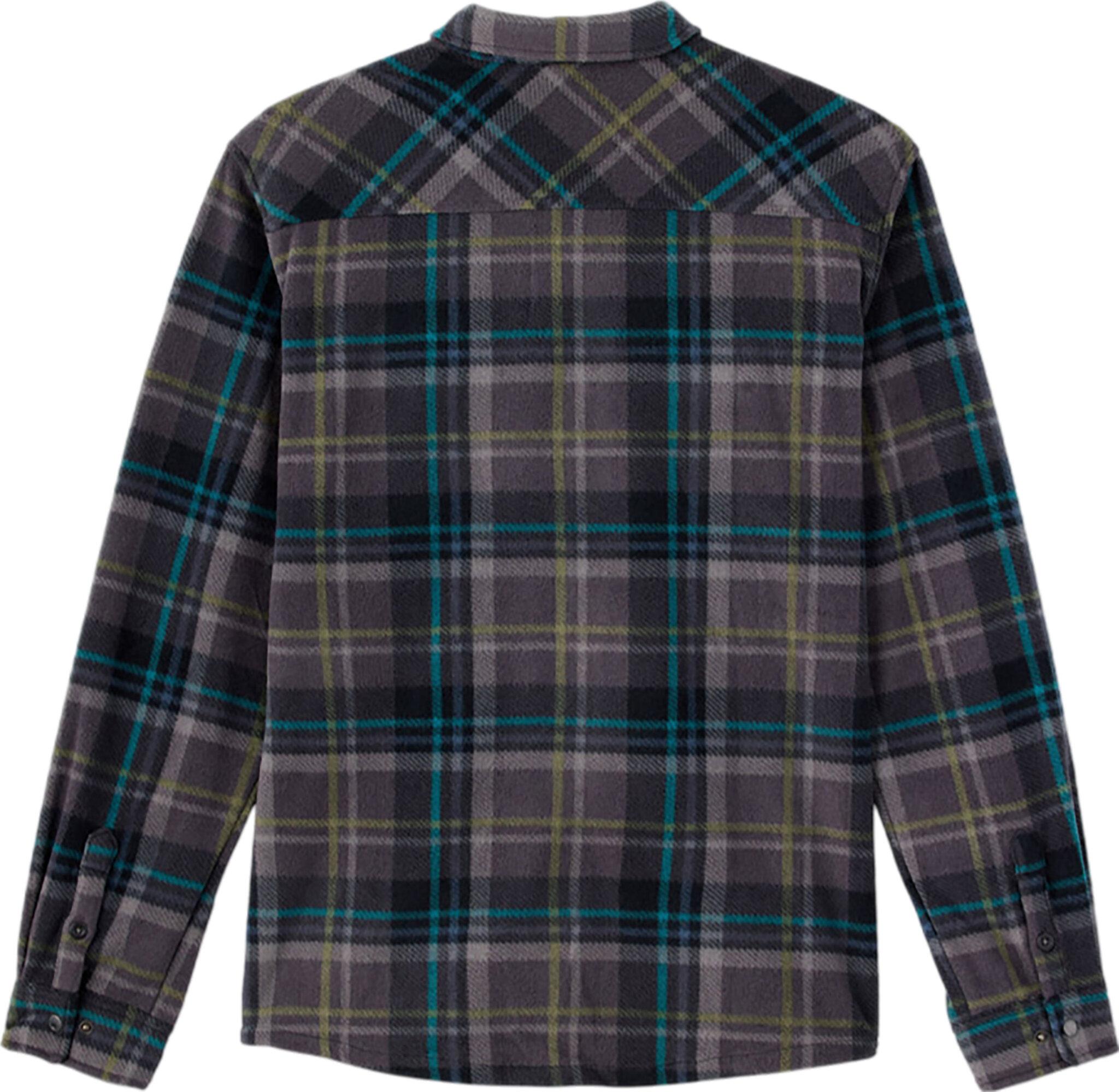 Product gallery image number 3 for product Glacier Plaid Superfleece Long Sleeve Woven Shirt - Men's