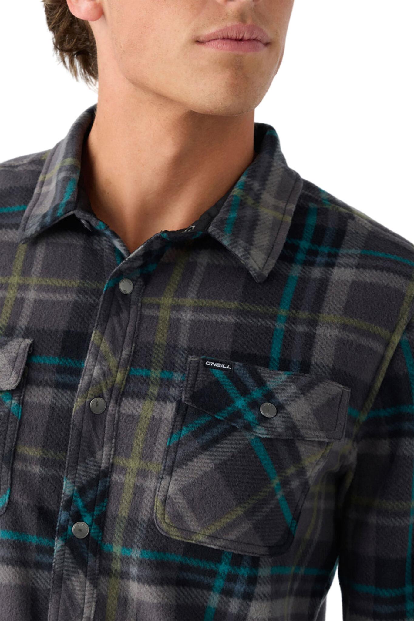 Product gallery image number 6 for product Glacier Plaid Superfleece Long Sleeve Woven Shirt - Men's