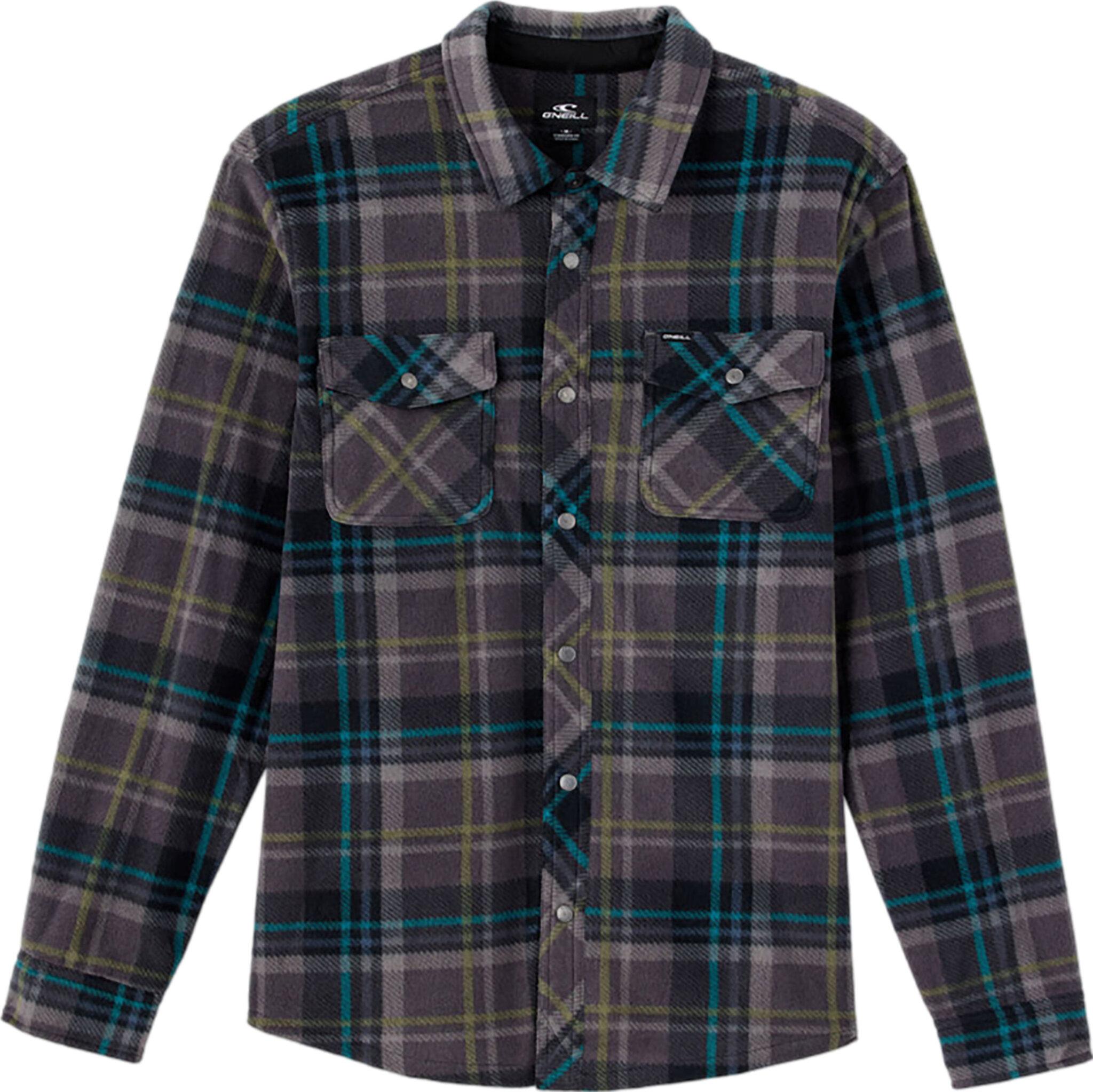 Product gallery image number 1 for product Glacier Plaid Superfleece Long Sleeve Woven Shirt - Men's