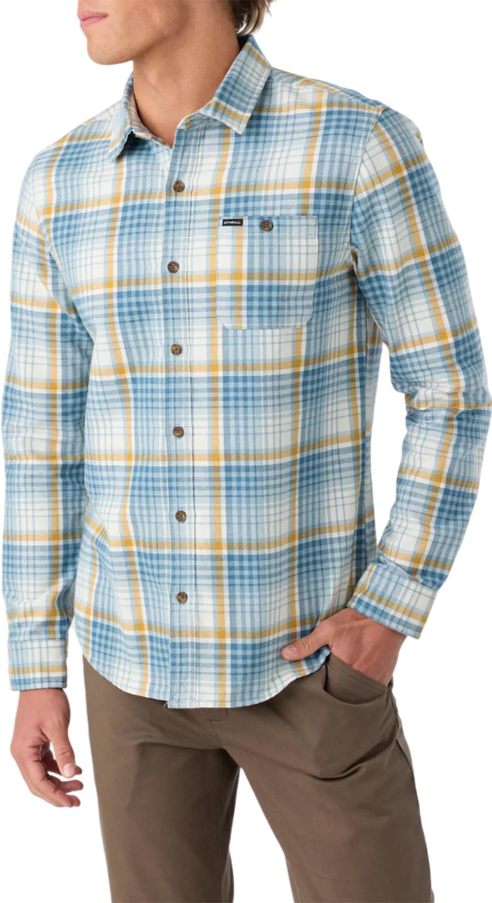 Product gallery image number 3 for product Chemise en flanelle tissée à carreaux Winslow - Homme