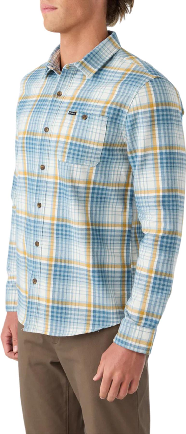 Product gallery image number 2 for product Chemise en flanelle tissée à carreaux Winslow - Homme