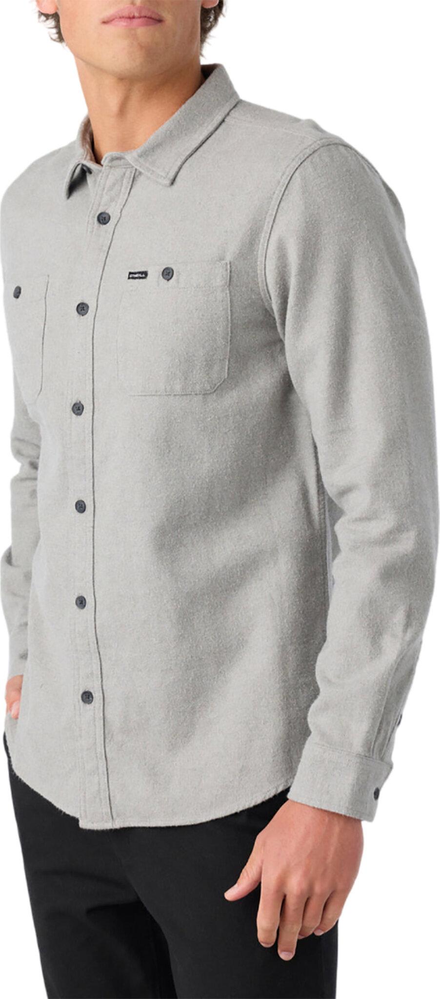 Product gallery image number 2 for product Chemise en flanelle à uni Breakwater - Homme