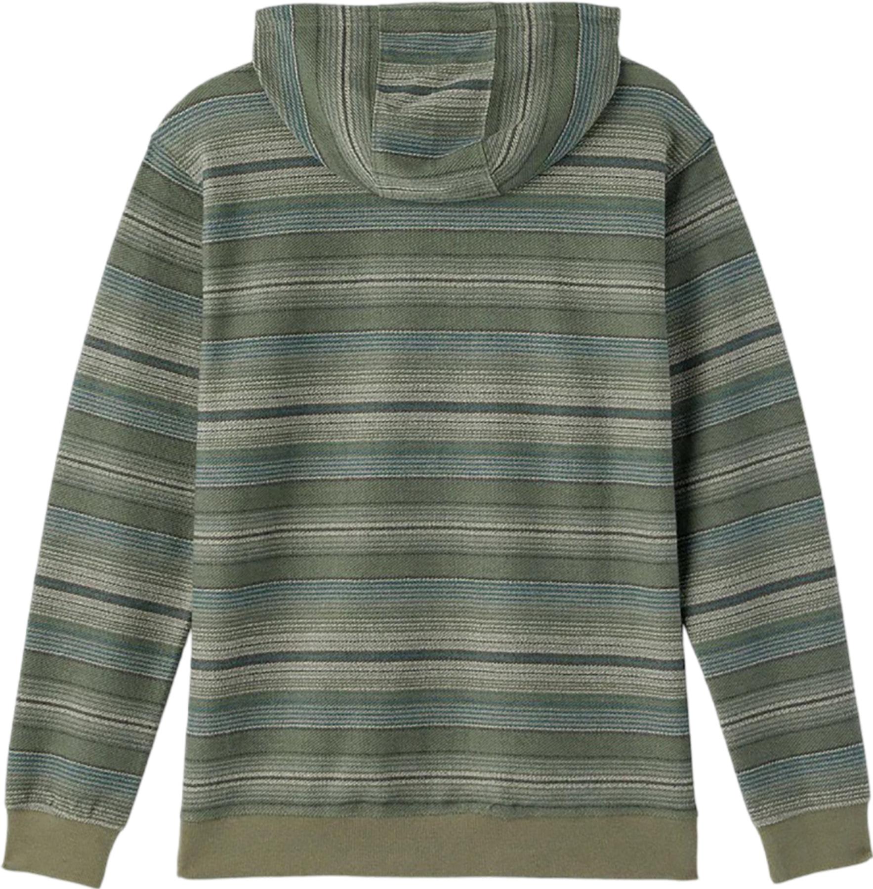 Product gallery image number 4 for product Chandail à capuchon en molleton à rayures Bavaro - Homme