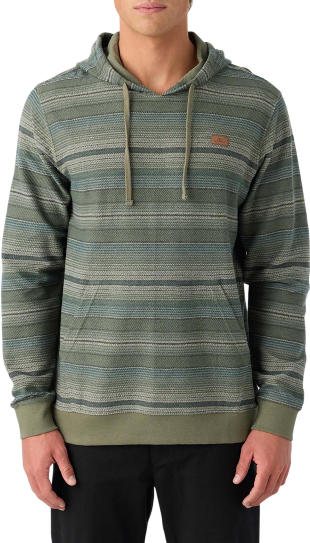 Product gallery image number 3 for product Chandail à capuchon en molleton à rayures Bavaro - Homme