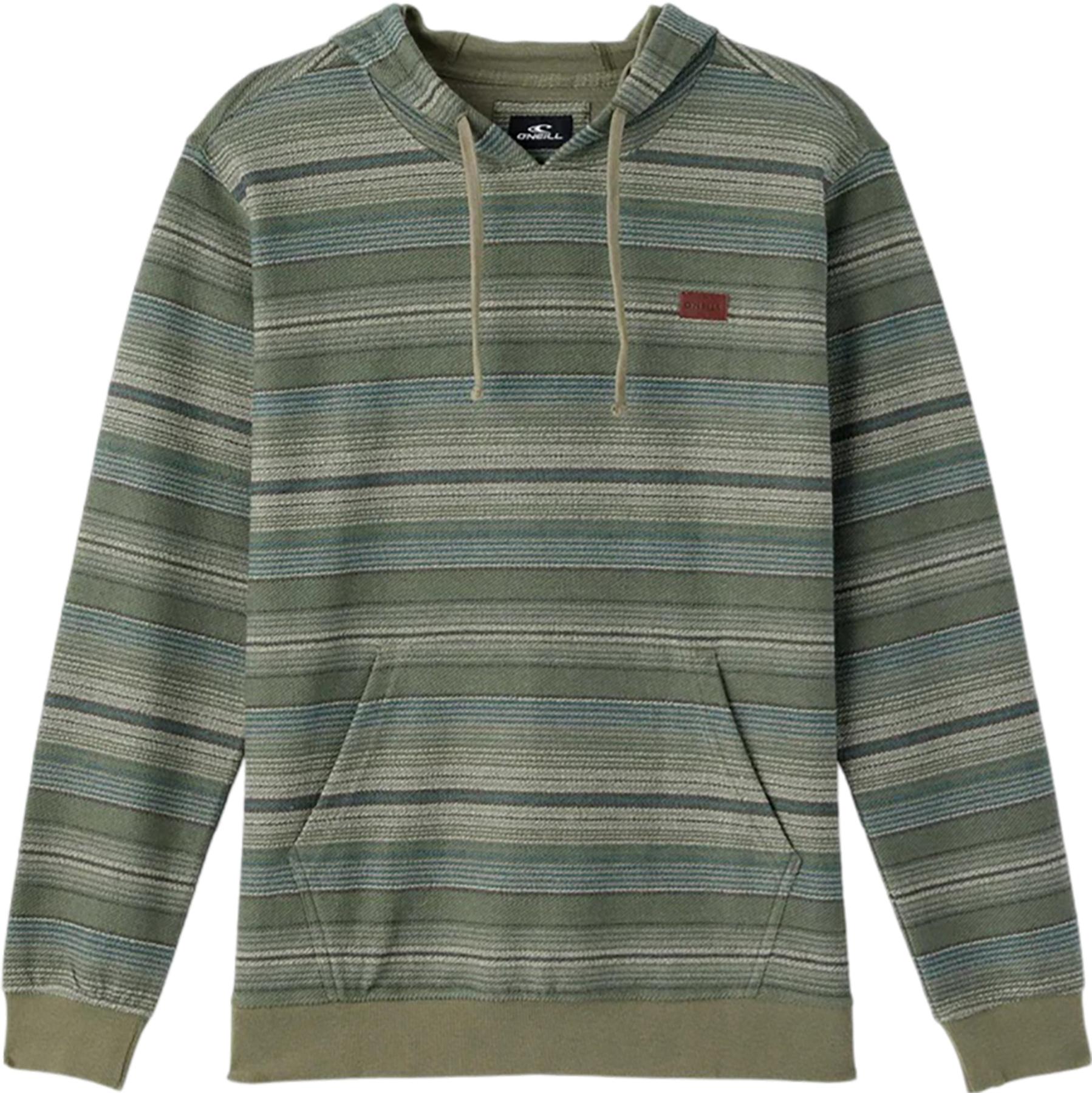 Product gallery image number 1 for product Chandail à capuchon en molleton à rayures Bavaro - Homme