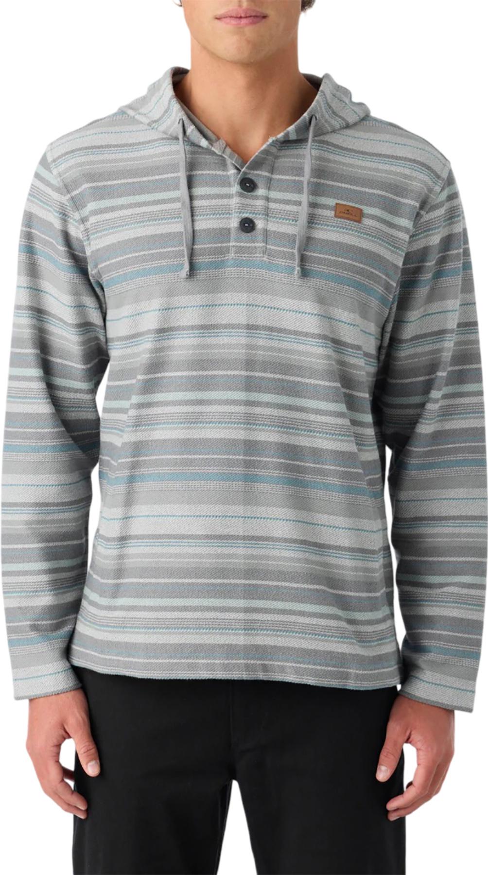 Product gallery image number 2 for product Bavaro Stripe Poncho Fleece Hoodie - Men's