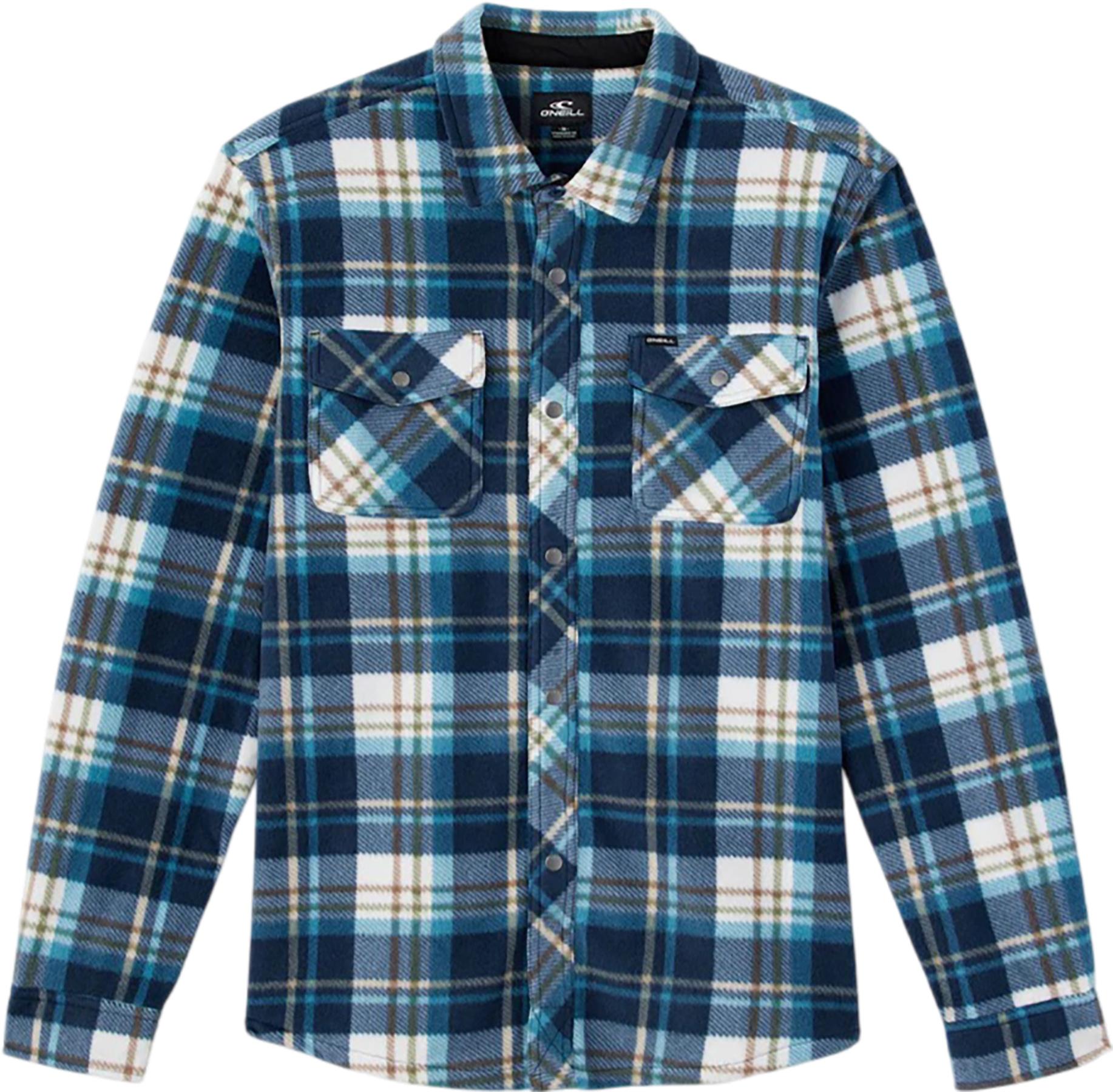 Product gallery image number 1 for product Glacier Plaid Superfleece Long Sleeve Shirt - Boys