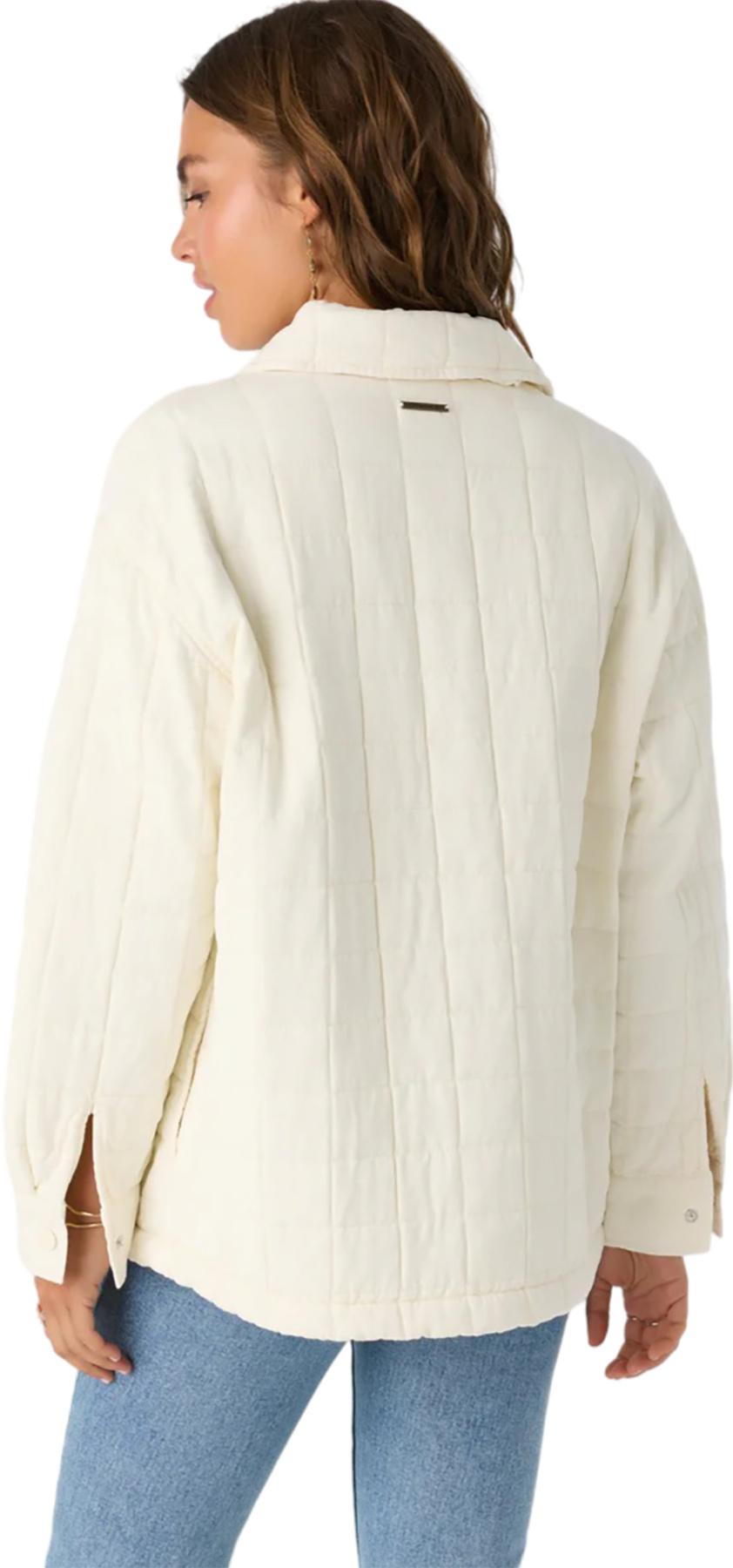 Product gallery image number 4 for product Manteau à boutons-pression à l'avant matelassé et coupe ample Rya - Femme
