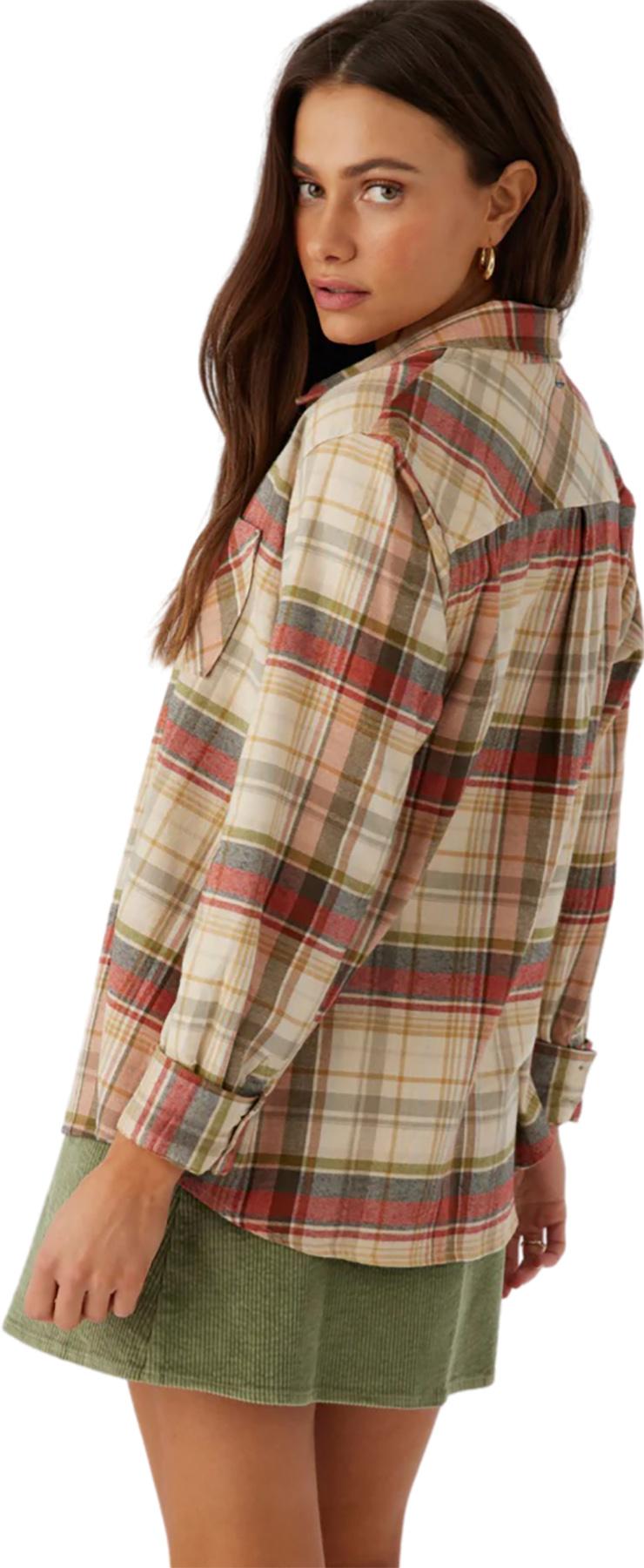 Numéro de l'image de la galerie de produits 3 pour le produit Chemise en flanelle de coupe décontractée Logan - Femme