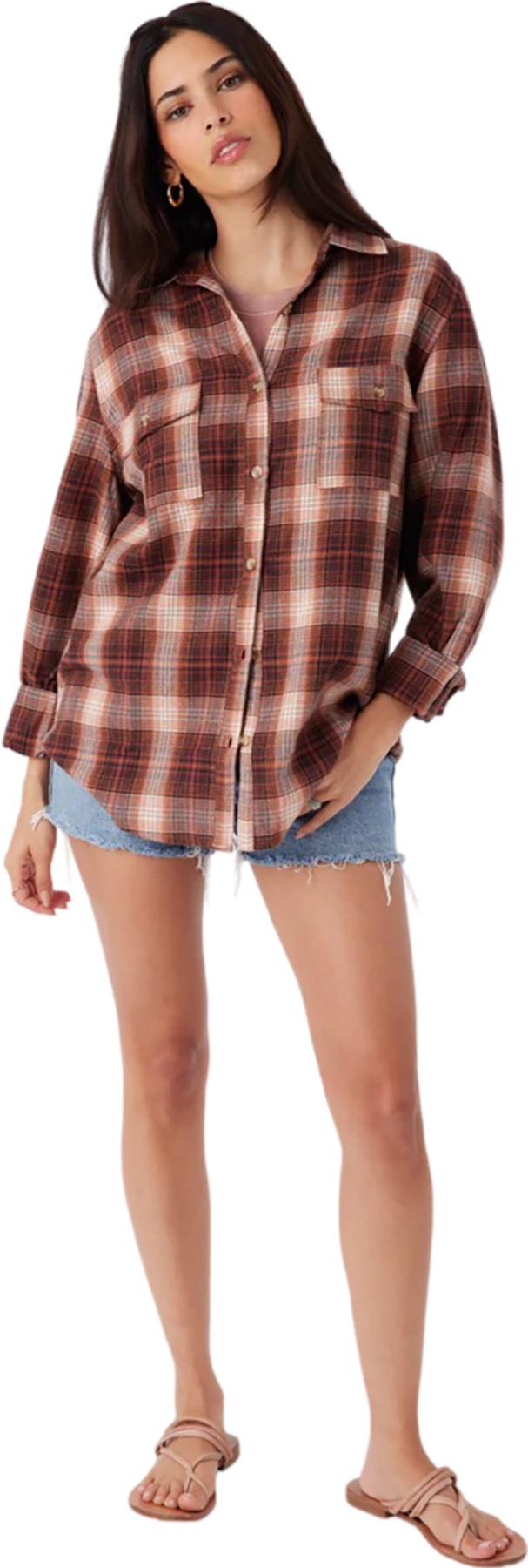Image de produit pour Chemise surdimensionnée en flanelle Brooks - Femme