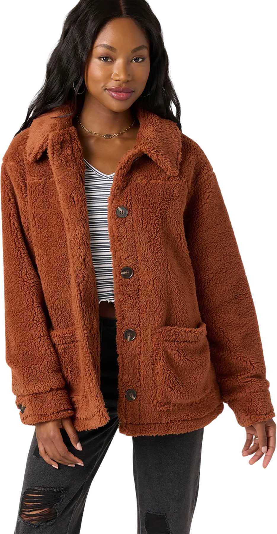 Image de produit pour Manteau uni Huxlee - Femme