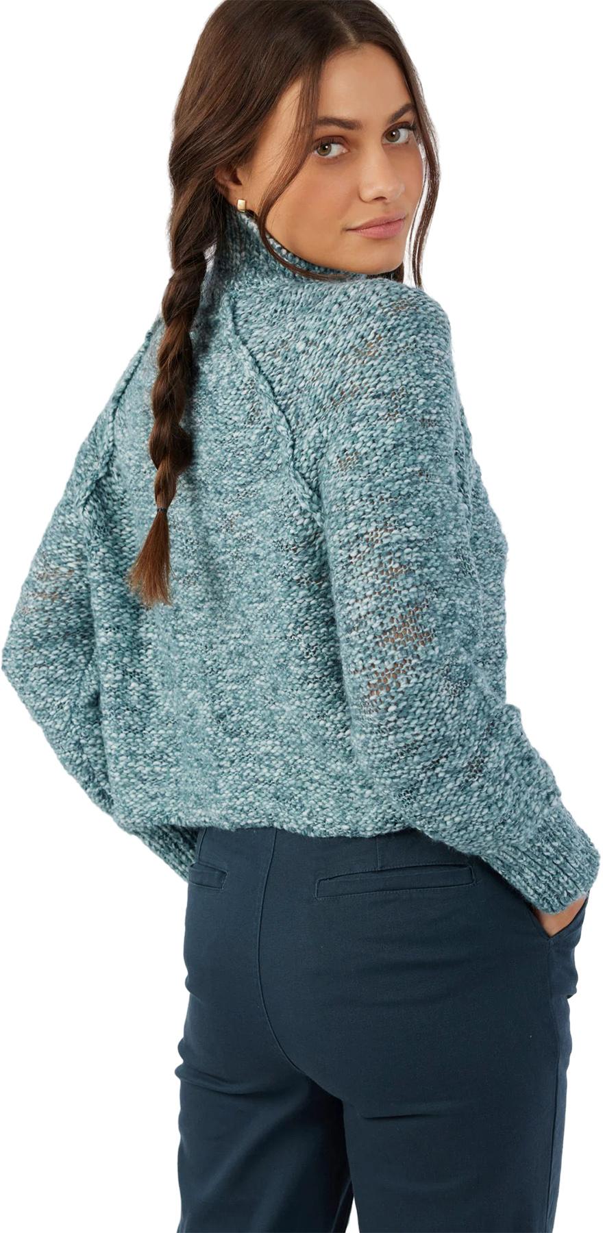 Product gallery image number 4 for product Floris Marled Long Sleeve Turtleneck Sweater - Women's