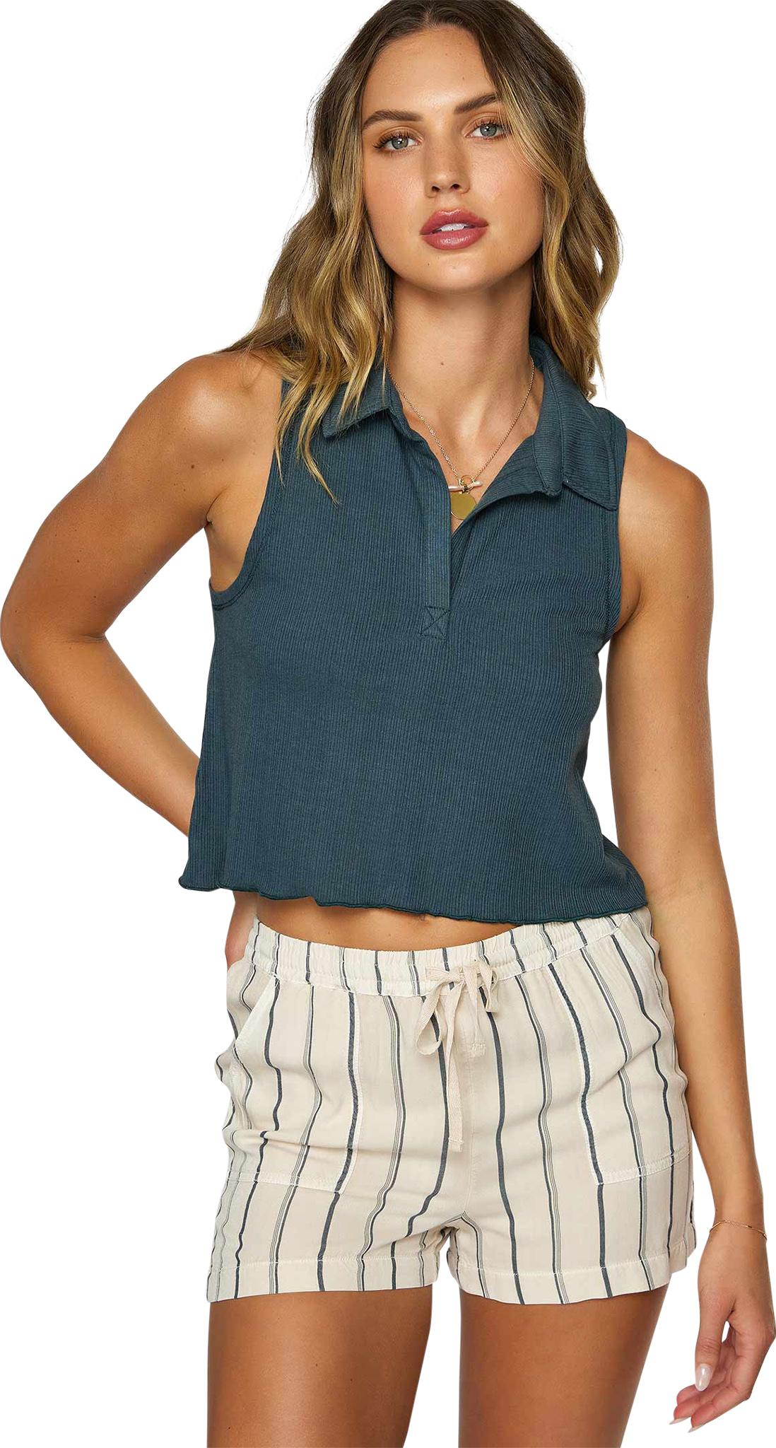 Product gallery image number 3 for product Fern Stripe Knit Shorts - Women's