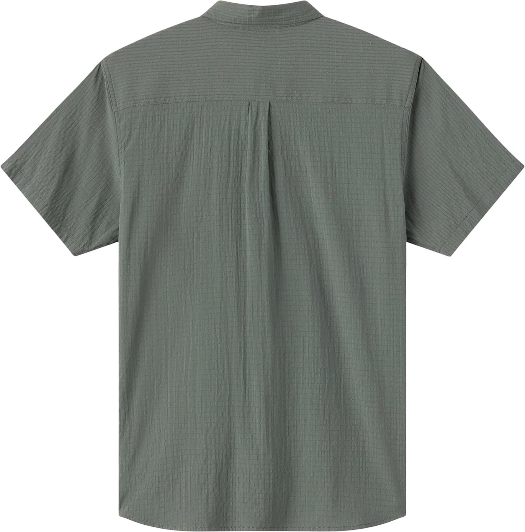 Product gallery image number 2 for product Trvlr Traverse Perforated Standard Short Sleeve Woven Shirt - Men's