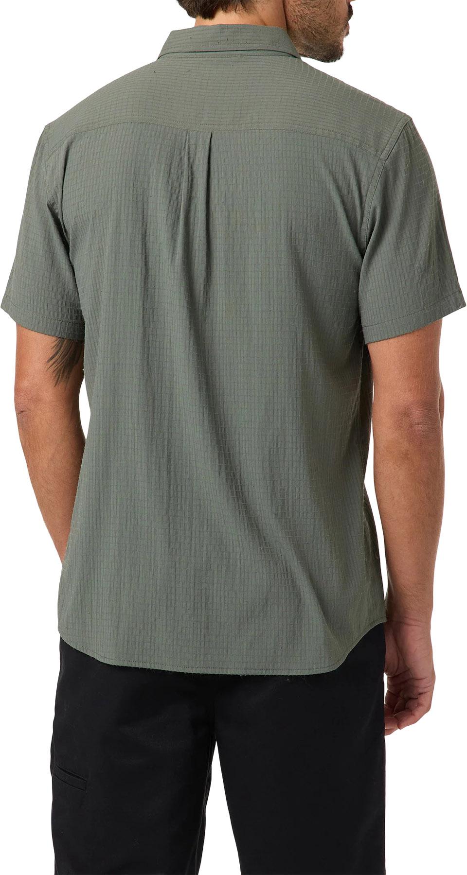 Product gallery image number 4 for product Trvlr Traverse Perforated Standard Short Sleeve Woven Shirt - Men's