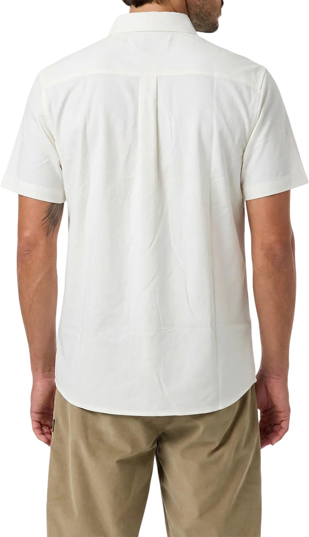 Product gallery image number 2 for product Light Check Standard Short Sleeve Woven Shirt - Men's