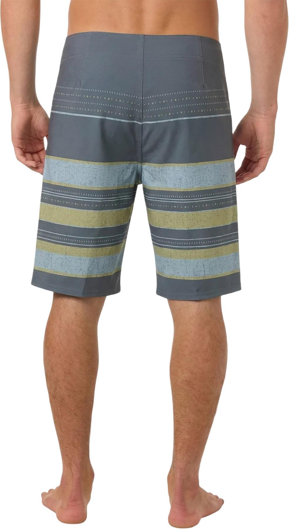 Numéro de l'image de la galerie de produits 3 pour le produit Short de bain à rayures Lennox 21" - Homme 