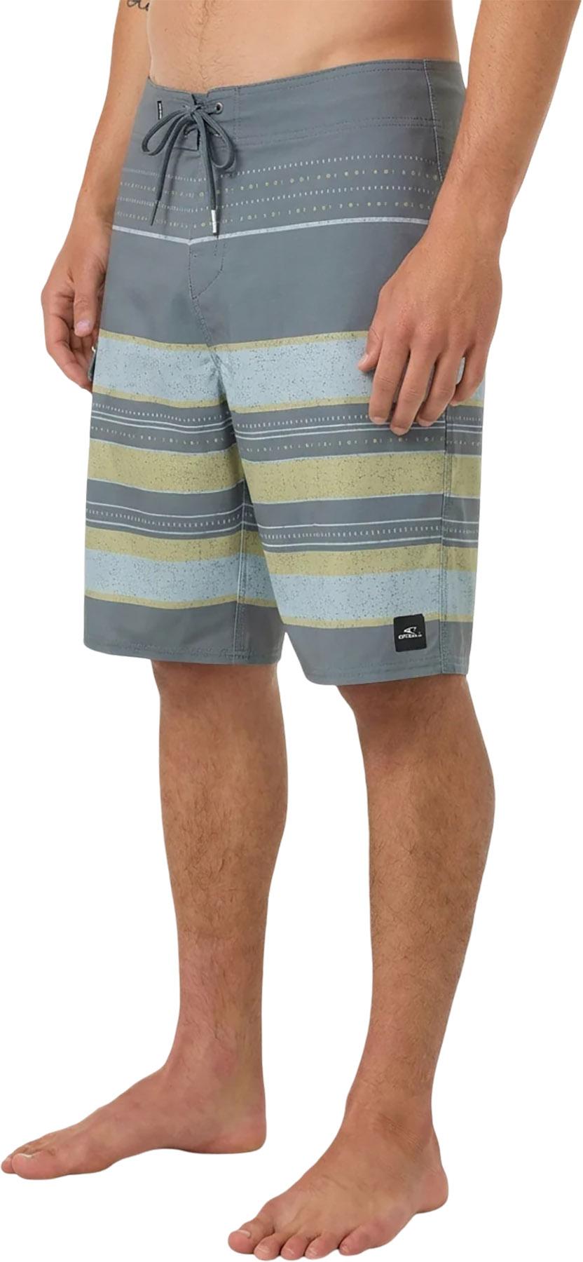 Numéro de l'image de la galerie de produits 4 pour le produit Short de bain à rayures Lennox 21" - Homme 