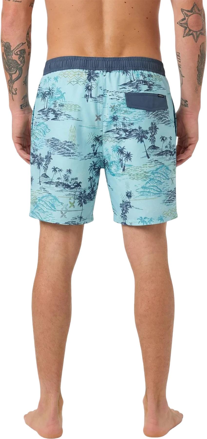 Product gallery image number 2 for product MAILLOT TAILLE ELASTIQUE 17" HERMOSA RETRO LINED - Homme