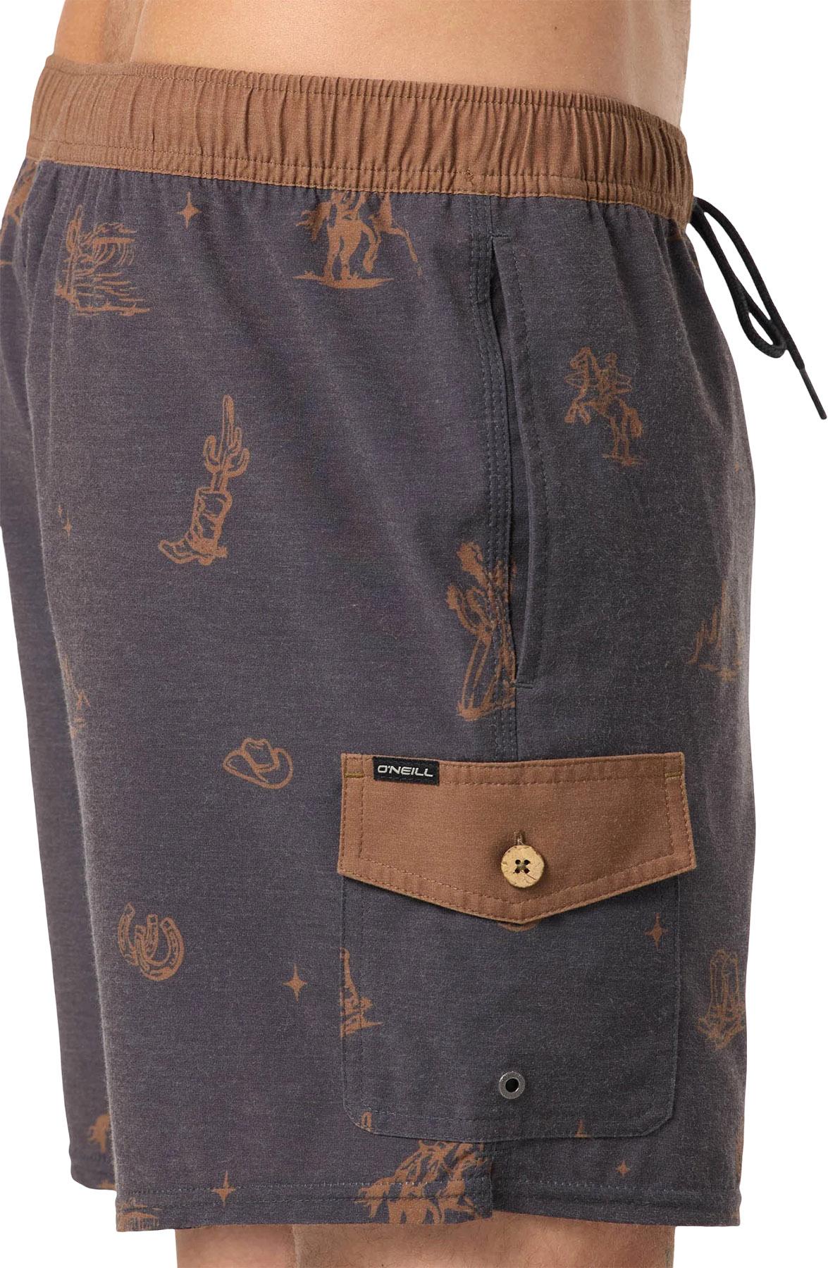 Product gallery image number 3 for product Hermosa Retro Lined Volley Swim Trunks 17" - Men's
