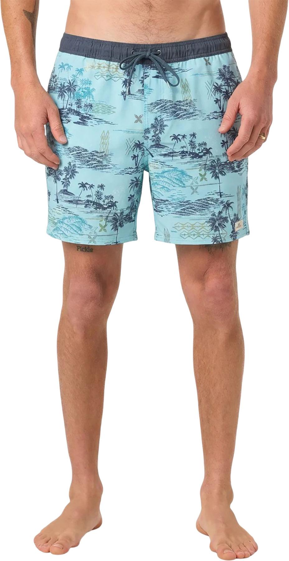 Product image for MAILLOT TAILLE ELASTIQUE 17" HERMOSA RETRO LINED - Homme