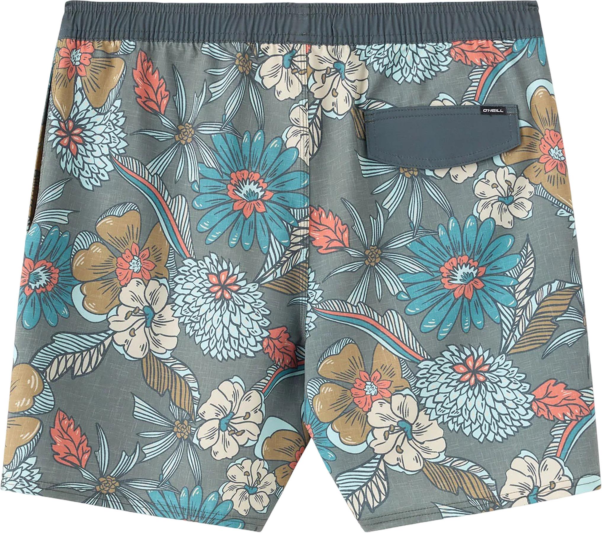 Product gallery image number 3 for product Hermosa Elastic Waist Lined Swim Trunks 17" - Men's