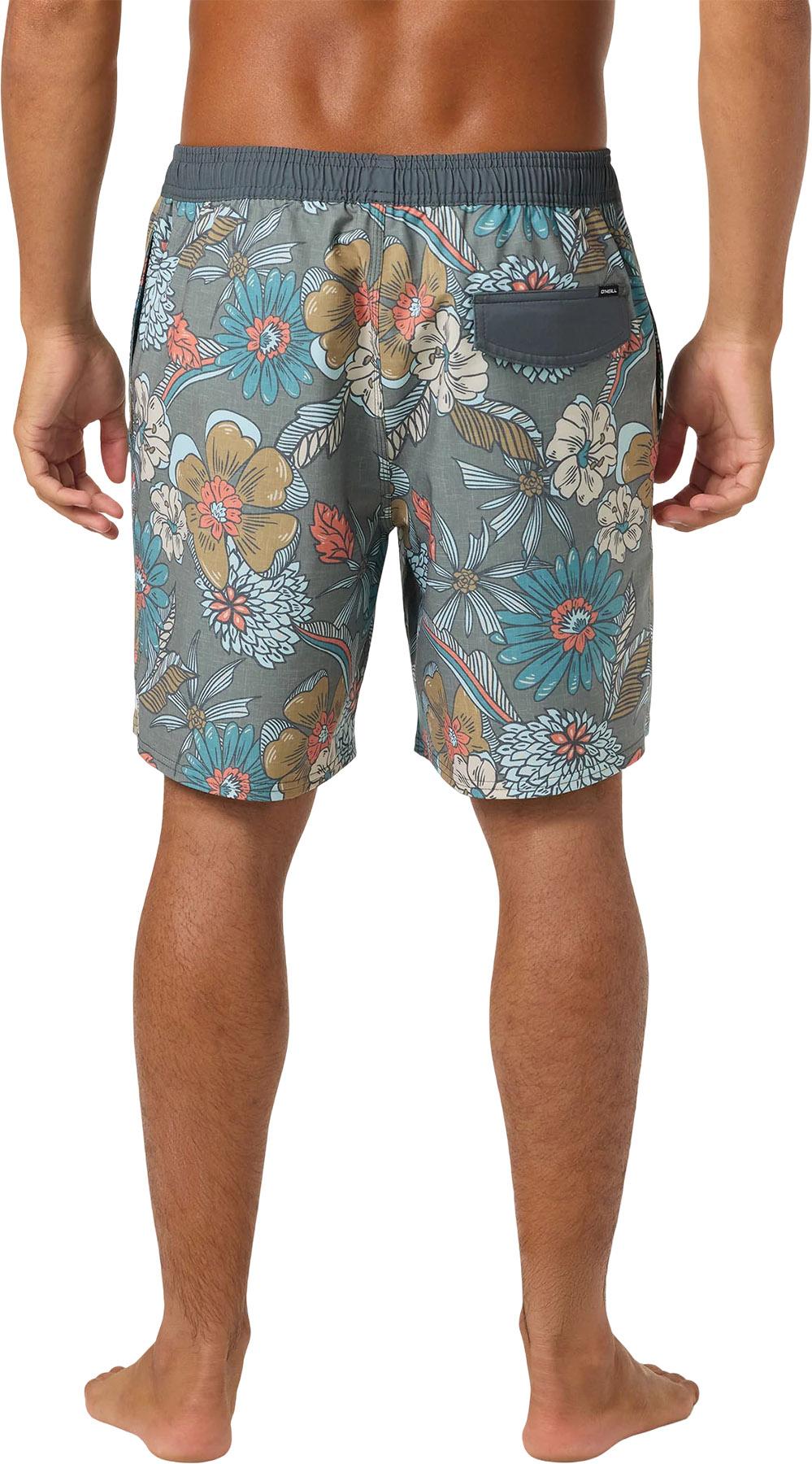 Product gallery image number 2 for product Hermosa Elastic Waist Lined Swim Trunks 17" - Men's