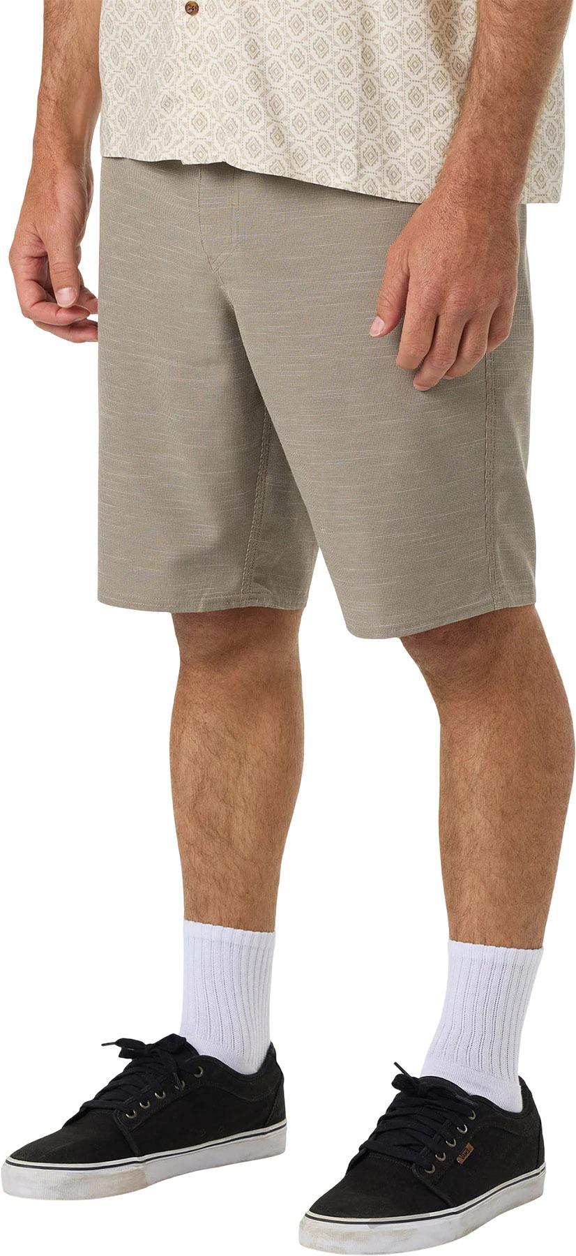 Product gallery image number 4 for product Portola Slub Check Hybrid Shorts 20" - Men's