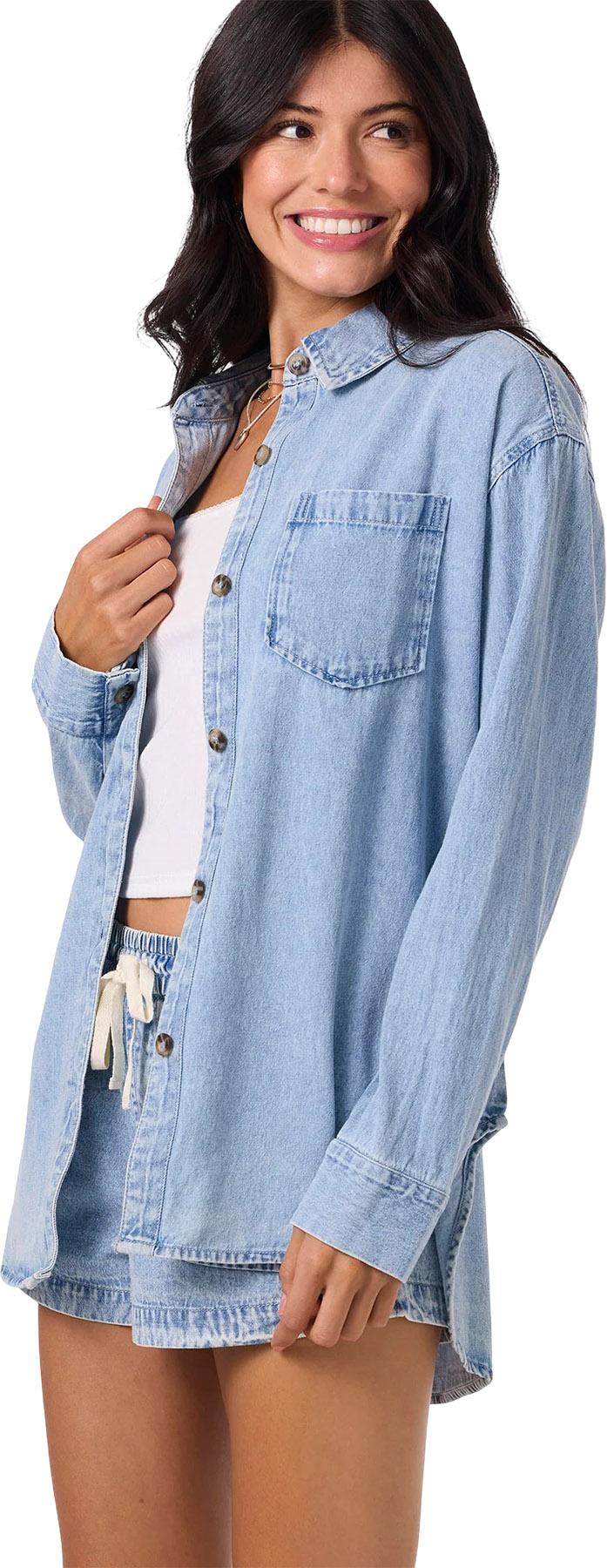 Product gallery image number 4 for product Sevie Denim Shacket - Women's