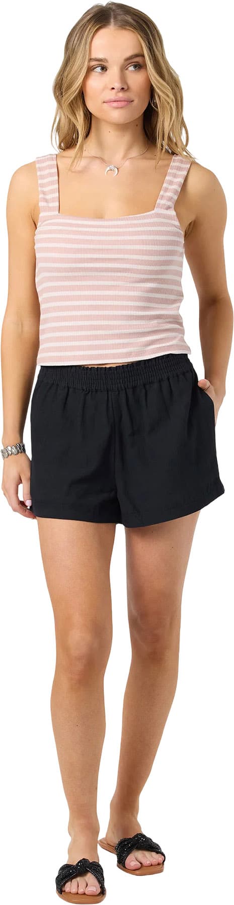 Product gallery image number 4 for product Camisole en tricot à rayures Vanessa Mini - Femme