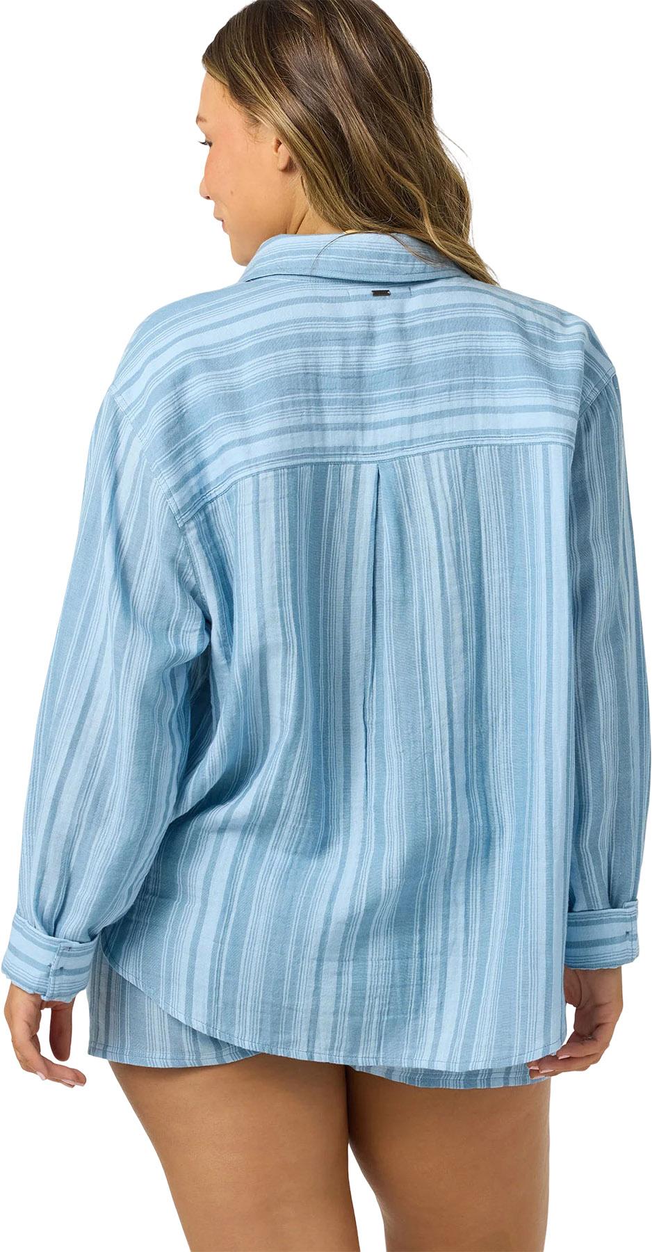 Product gallery image number 3 for product Leni Waves Stripe Relaxed Long Sleeve Top - Women's