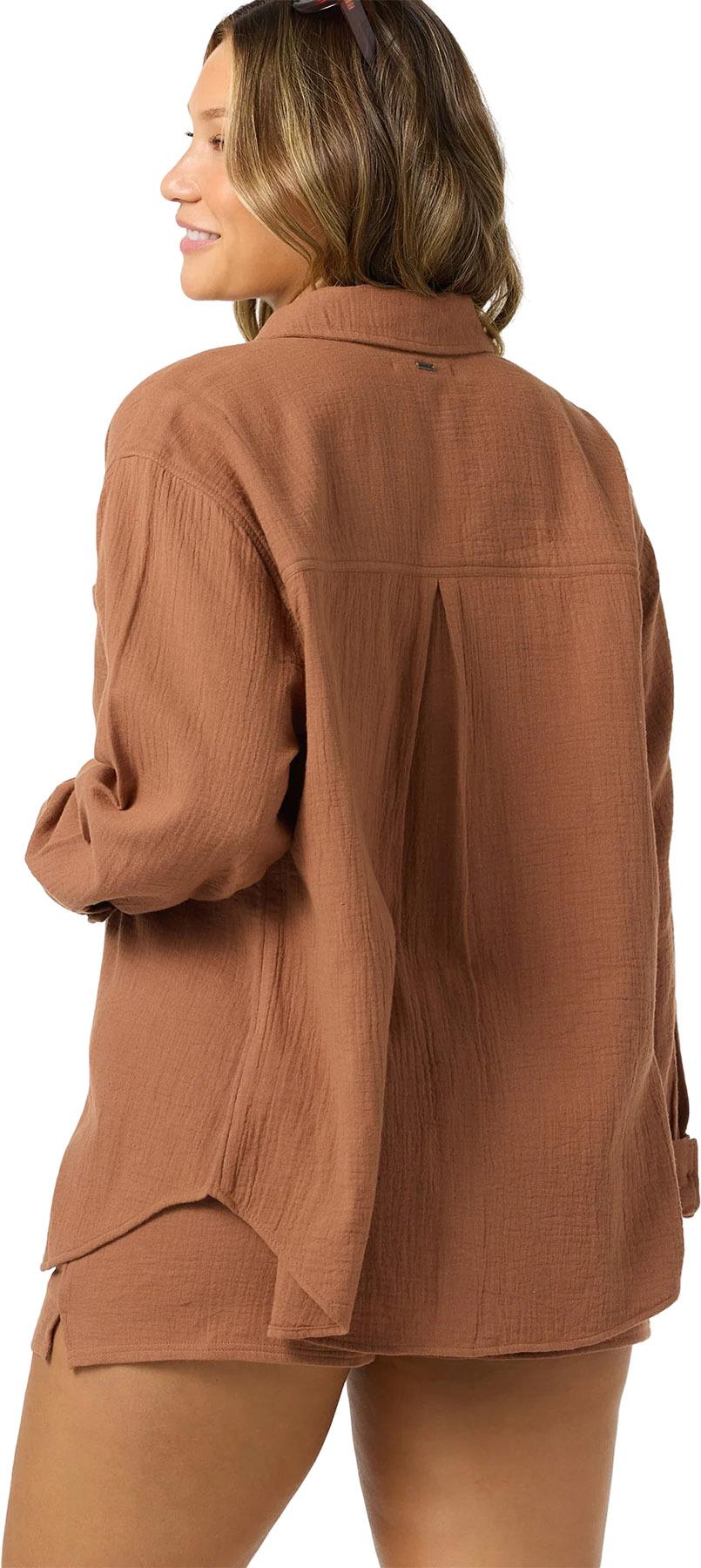 Product gallery image number 2 for product Leni Relaxed Long Sleeve Woven Shirt - Women's