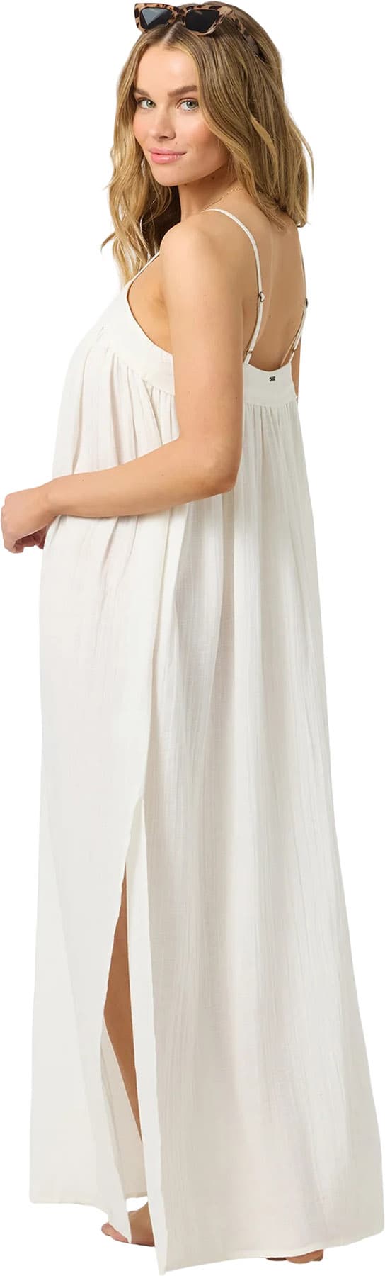 Numéro de l'image de la galerie de produits 3 pour le produit Robe longue cache-maillot Saltwater Solids Sai - Femme