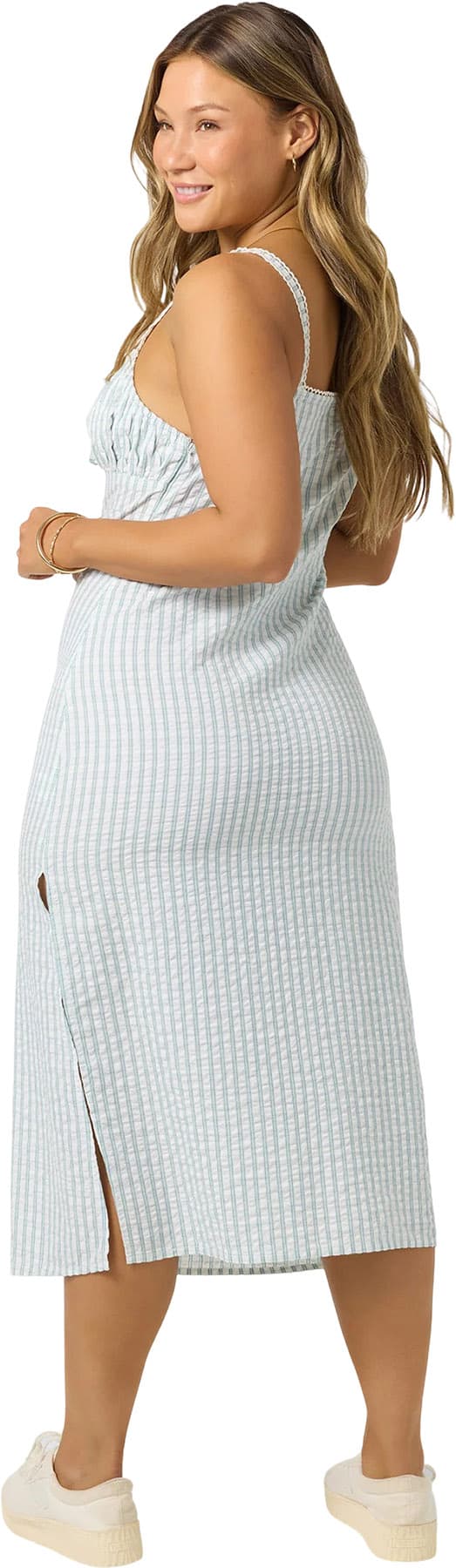 Product gallery image number 2 for product Wiley Plaid Midi Dress - Women's