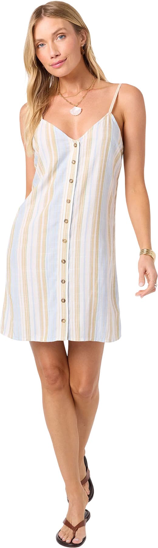Product gallery image number 3 for product Atlee Stripe Mini Dress - Women's