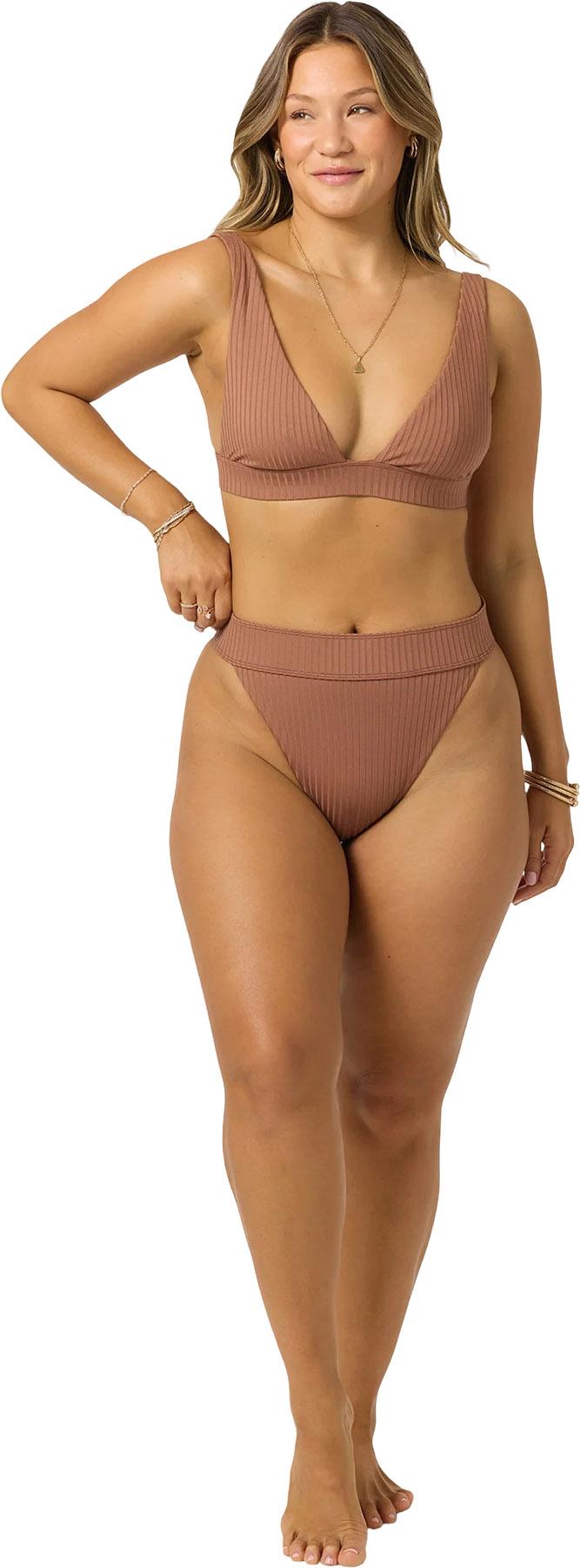 Product gallery image number 5 for product Bas de bikini taille haute Shorebreak Rib Santa Barbara - Femme  