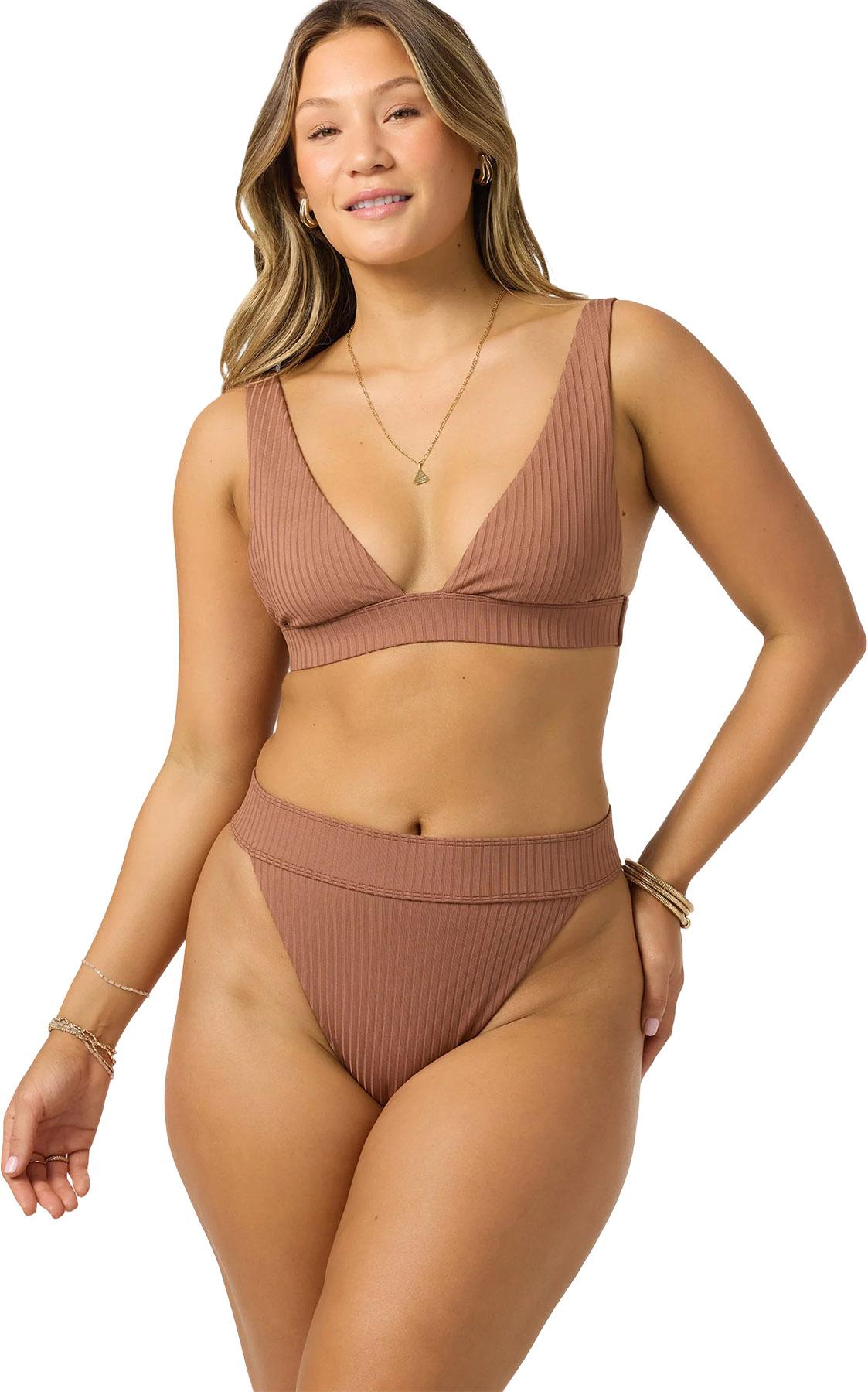 Product image for Bas de bikini taille haute Shorebreak Rib Santa Barbara - Femme  