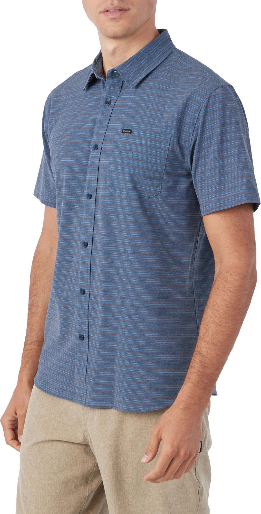 Product gallery image number 5 for product Trvlr Upf Traverse Stripe Woven Short Sleeve Shirt - Men’s