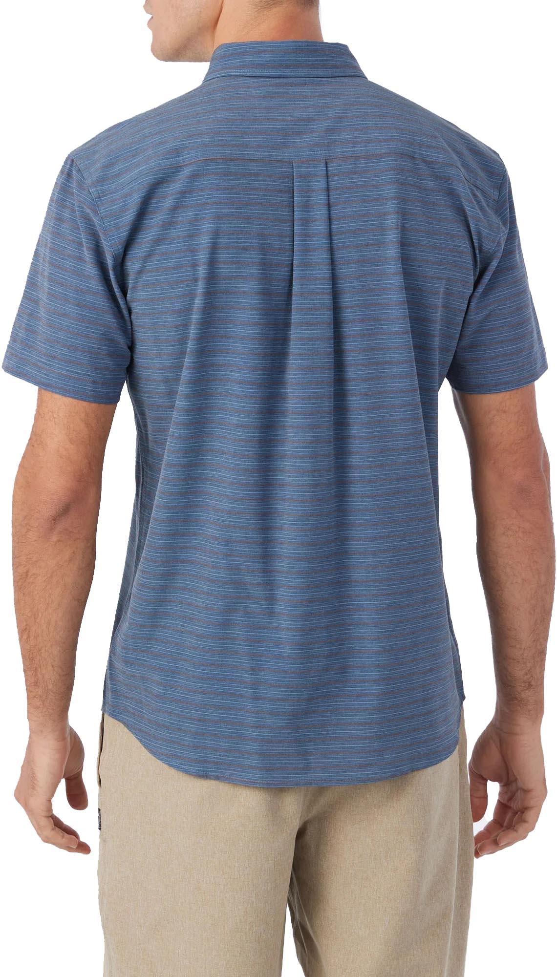 Product gallery image number 6 for product Trvlr Upf Traverse Stripe Woven Short Sleeve Shirt - Men’s