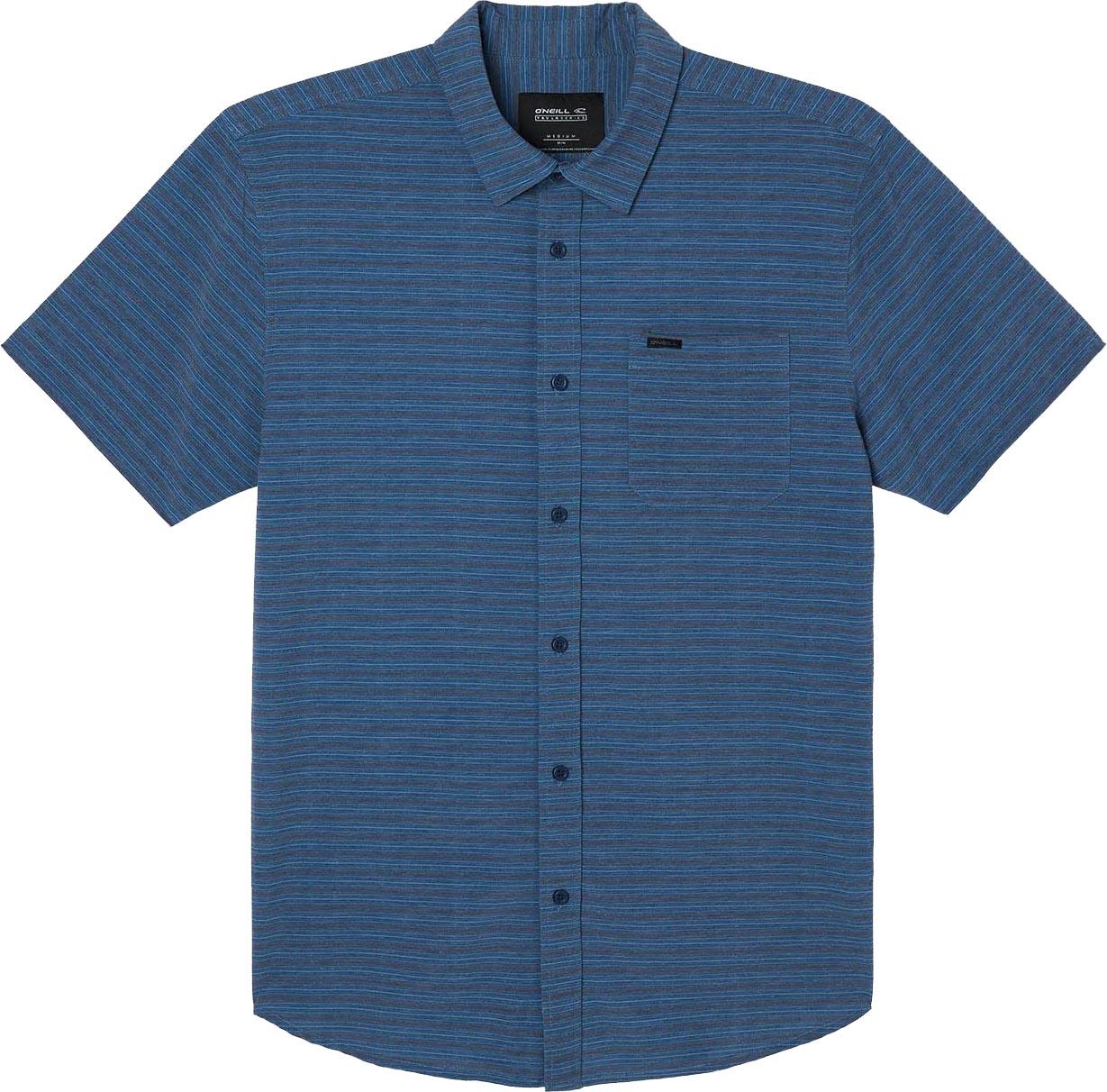 Product gallery image number 3 for product Trvlr Upf Traverse Stripe Woven Short Sleeve Shirt - Men’s