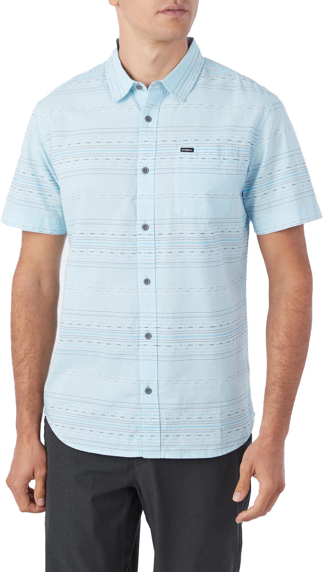 Product gallery image number 3 for product Seafaring Stripe Short Sleeve Standard Shirt - Men’s